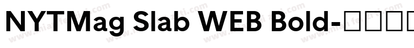 NYTMag Slab WEB Bold字体转换